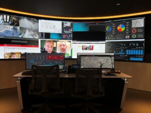 Control Room space at Genetec experience center