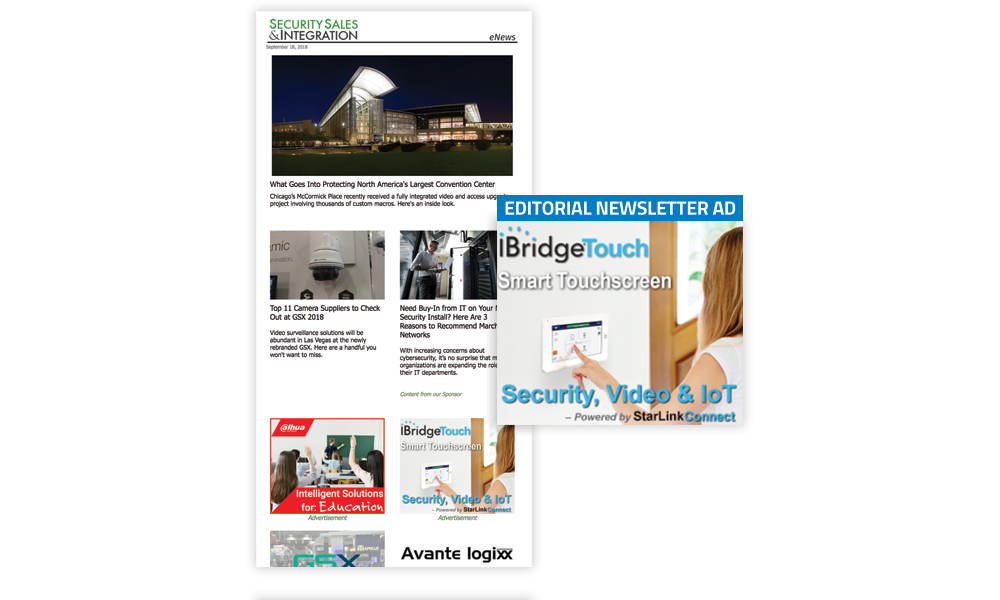 Security Sales & Integration Newsletter - Editorial