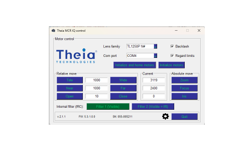 Theia Technologies Announces MCR IQ Motor Control Board, MCR IQ Application